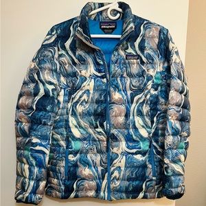 Patagonia Rivermouth Big Sur 800 Fill Down Sweater Jacket Coat L